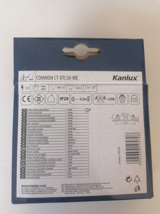 Lampki. Punkty sufitowe