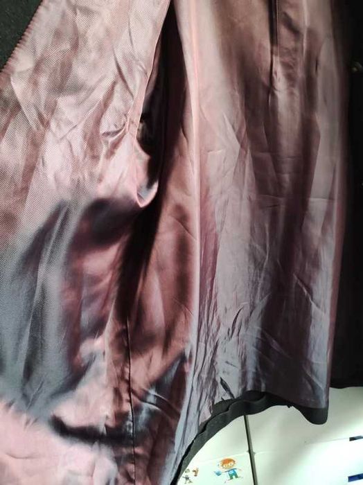 Duży wełniany Płaszcz 100% wełna  roz 46/44 oversize