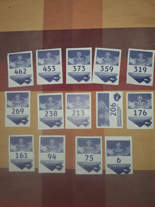 Cromos da Champions League 22/23
