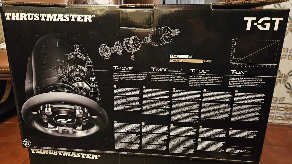THRUSTMASTER T-GT (semi-novo na caixa)