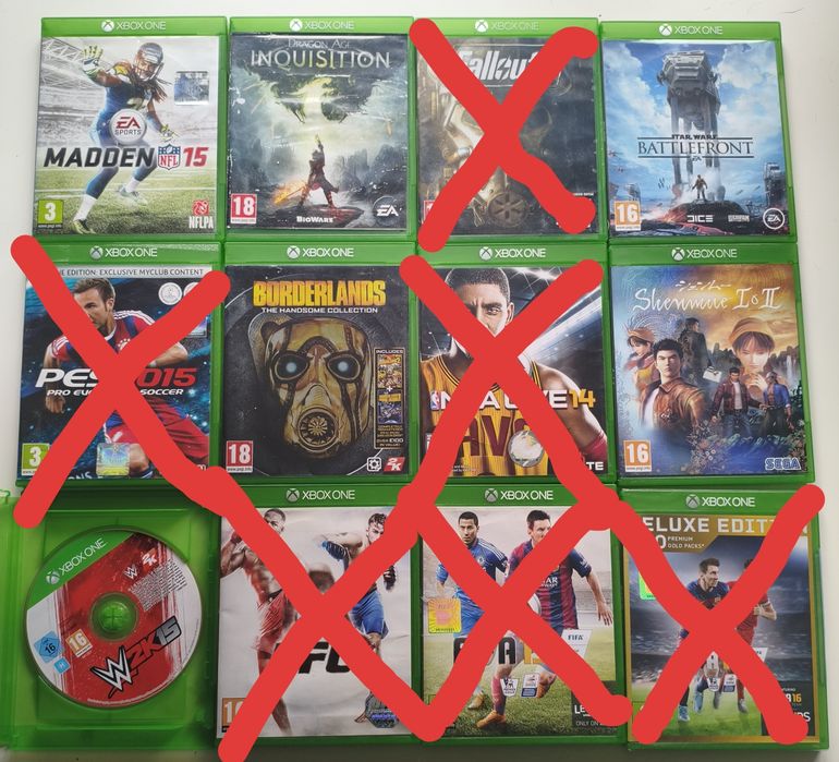 10 gier na konsolę Xbox One FIFA, NBA, NFL, UFC, Borderlands itd