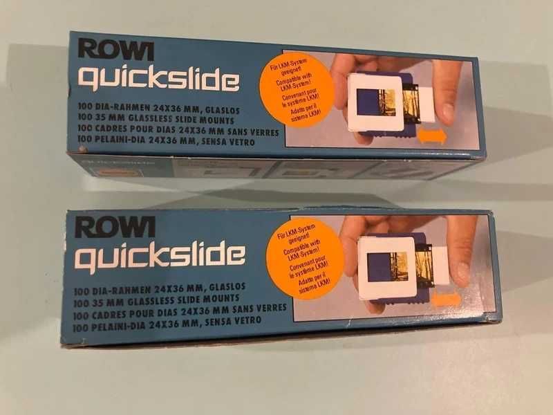Lote ROWI Quickslide: Aplicador + 236 molduras (novo/ selado)