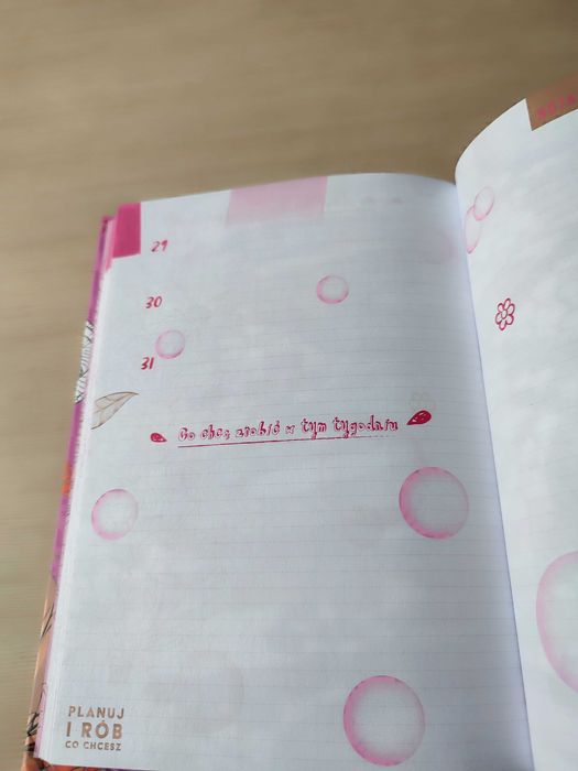 Kalendarz, planer " ja dziewczyna"