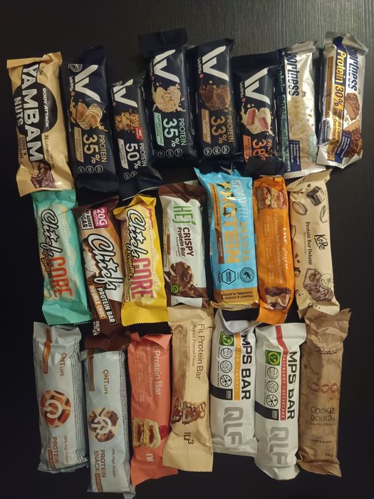 Batony białkowe różne rodzaje, paczka 3kg