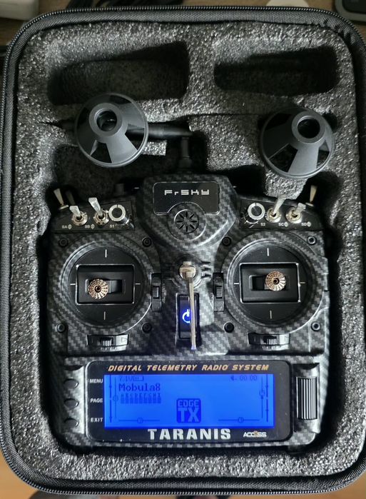 Radio RC FPV FrSky Taranis X9D Plus SE 2019 - EdgeTX + nadajnik DJT z baterią i karta microSD