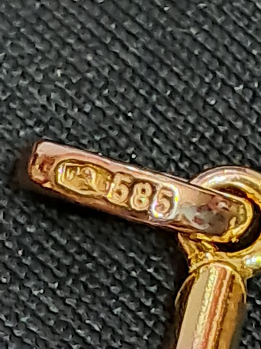 Krzyżyk złoty P585
