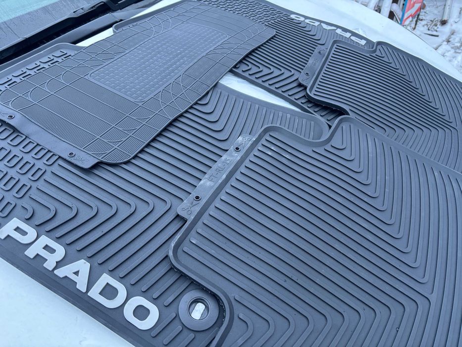 TOYOTA LAND CRUISER PRADO-150 Оригинальные резиновые Коврики JAPAN