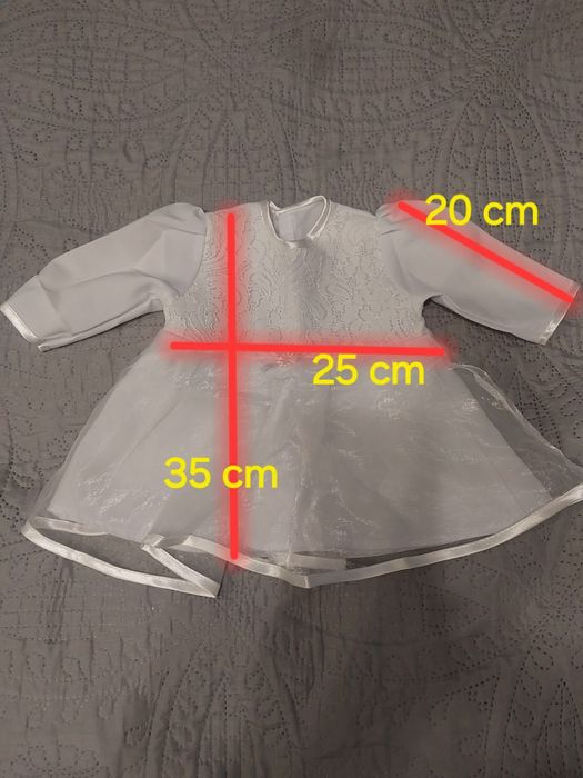 Komplet do chrztu dla dziewczynki