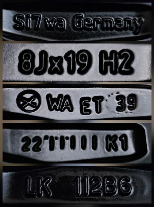 Нові R19 5x112 AUDI | Original | Germany | Преміум диски | VW/Skoda/..