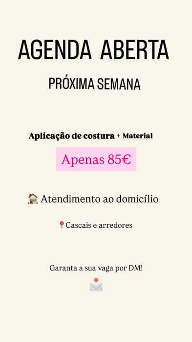 Tranças e Aplicação de Tissagem – Cascais (Profissional Certificada)