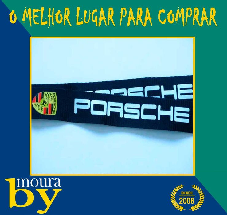 Fita de Pescoço ou Lanyard Porsche