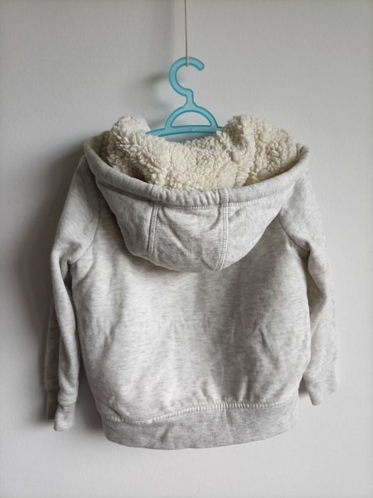 Sweterek ocieplany z kapturem Nutmeg 3-4lata 98-104cm dla dziewczynki