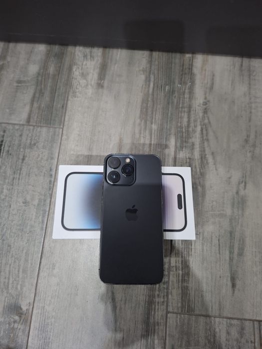 Iphone 14 Pro Max Space Black 128GB 100% kondycji