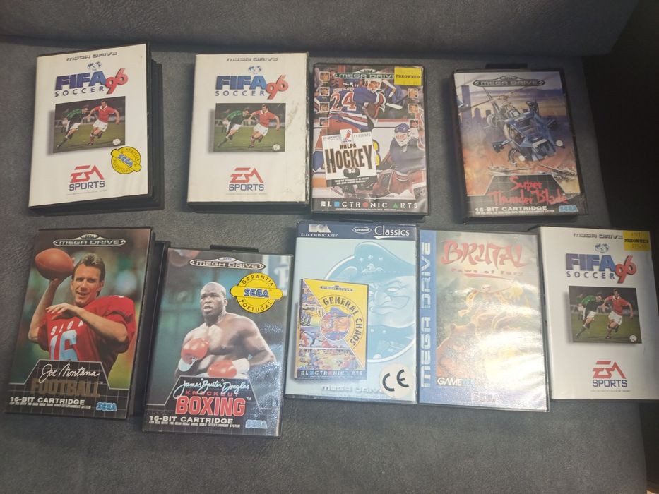 Jogos Mega Drive (sem manuais)