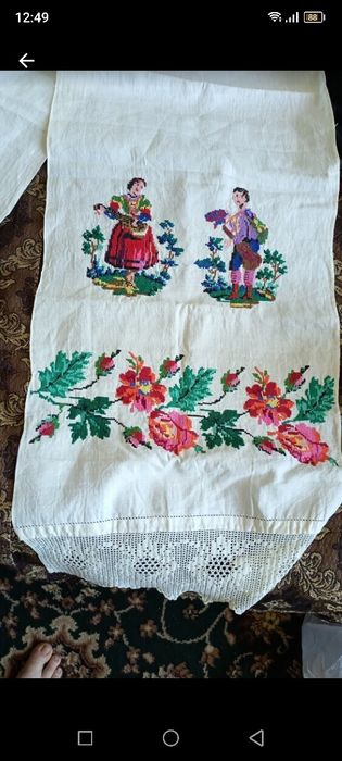 Дефети  можливо, рушник вишитий, рушник вышитый, вышивка старая, вінт