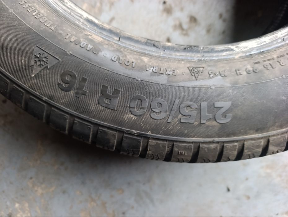 215 60 r16 шини резина зима Continental комплект 4шт
