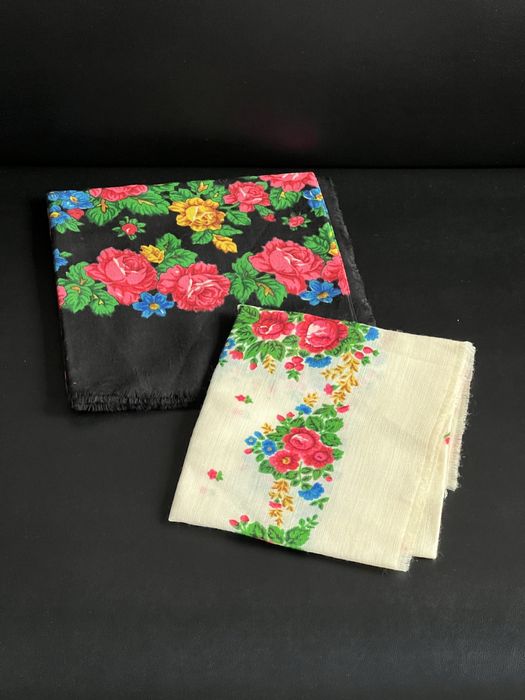 Хустка платок украинский с цветами СССР