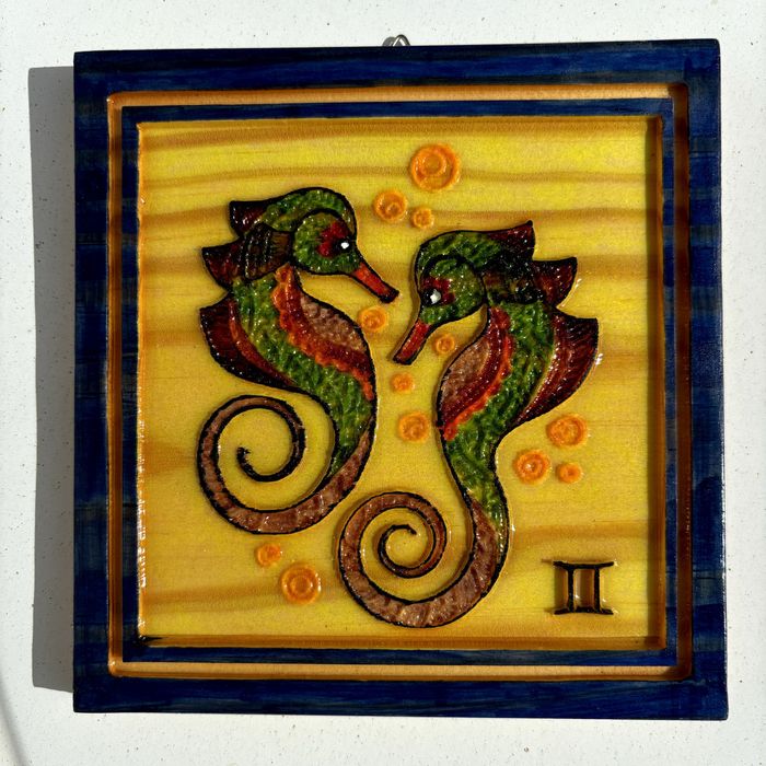 Pintura em madeira feita à mão - Vários Signos