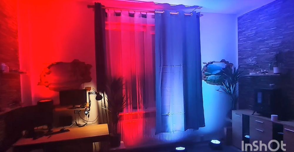 8 sztuk Zawodowe Mega Mocne Led Pary 60x3W