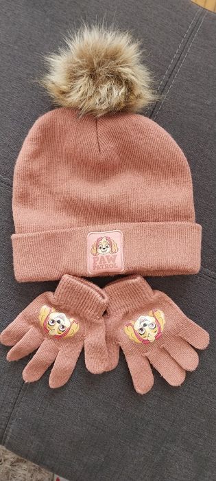 Czapka szalik Psi Patrol dziewczęca