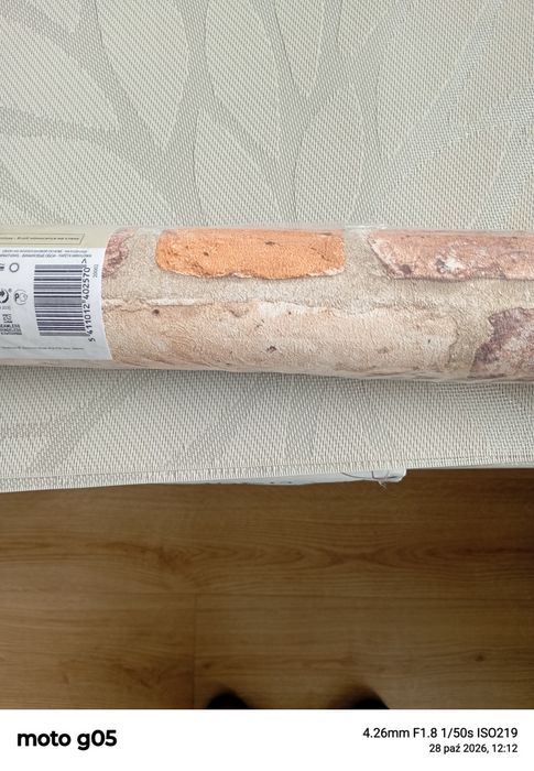Tapeta winylowa cegiełka. 1 sztuka.