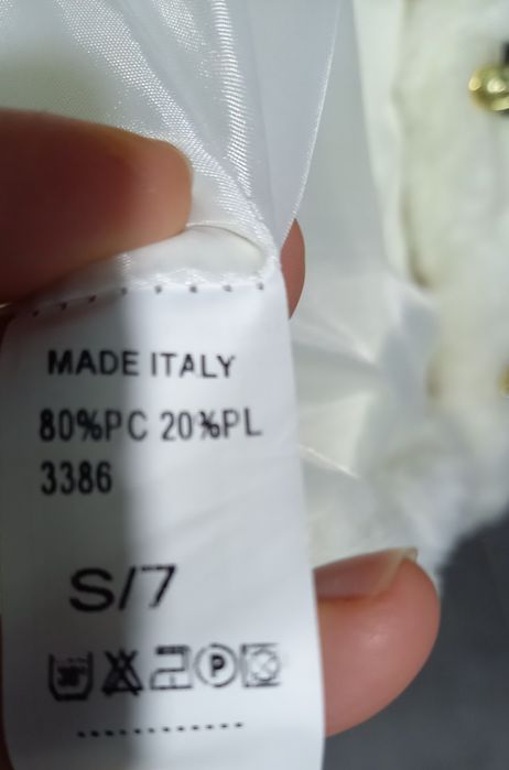 Colete de pelo branco