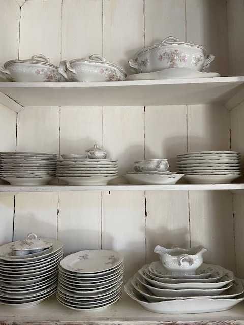 Servicio de louca antigo