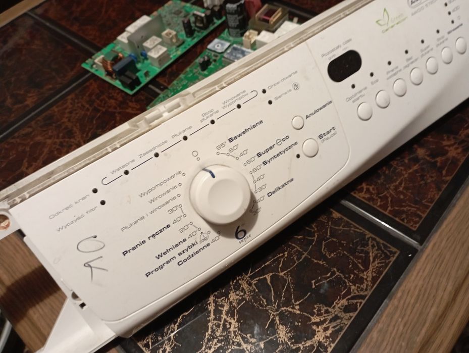 Naprawa serwis programatorów pralek Whirlpool Electrolux Bosch