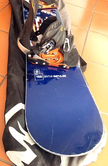 Snowboard+fixações+capa