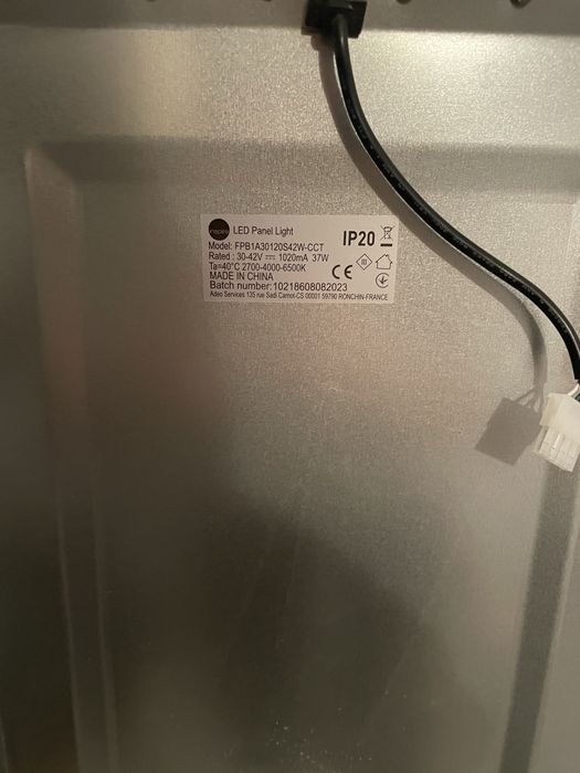 Paniel Luz Led retangular