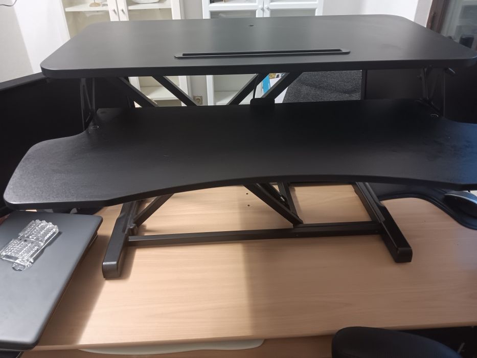 Tampo de secretária para trabalhar de pé