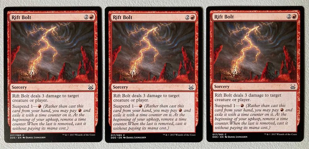 [MTG] 3 Rift Bolt