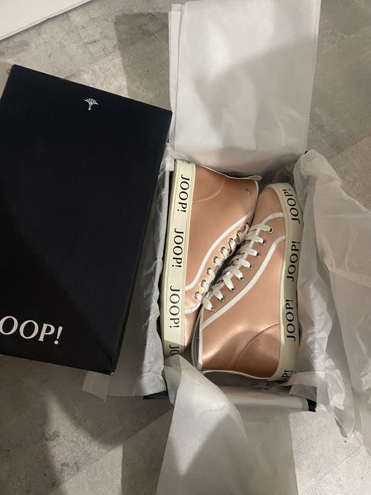Trampki sneakersy joop Classico metallo jil yt9 wysokie