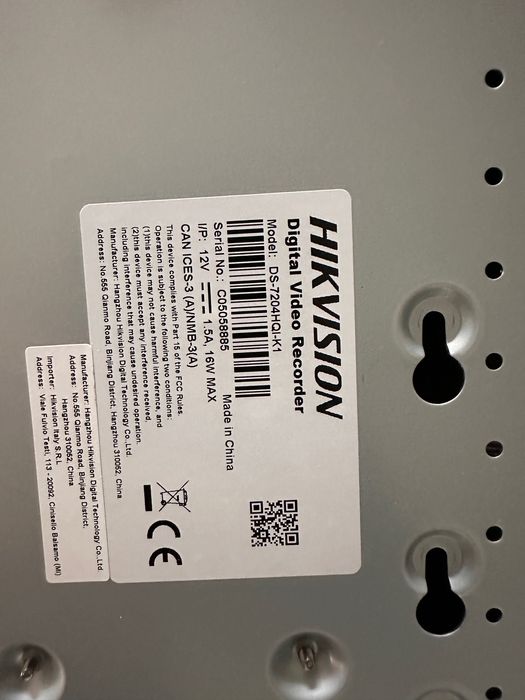 Hikvision nvr + 2xcâmaras64284474727042121