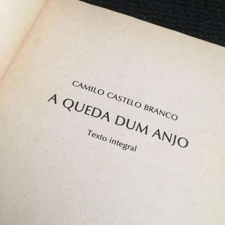 Livro - A Queda Dum Anjo - Camilo Castelo Branco