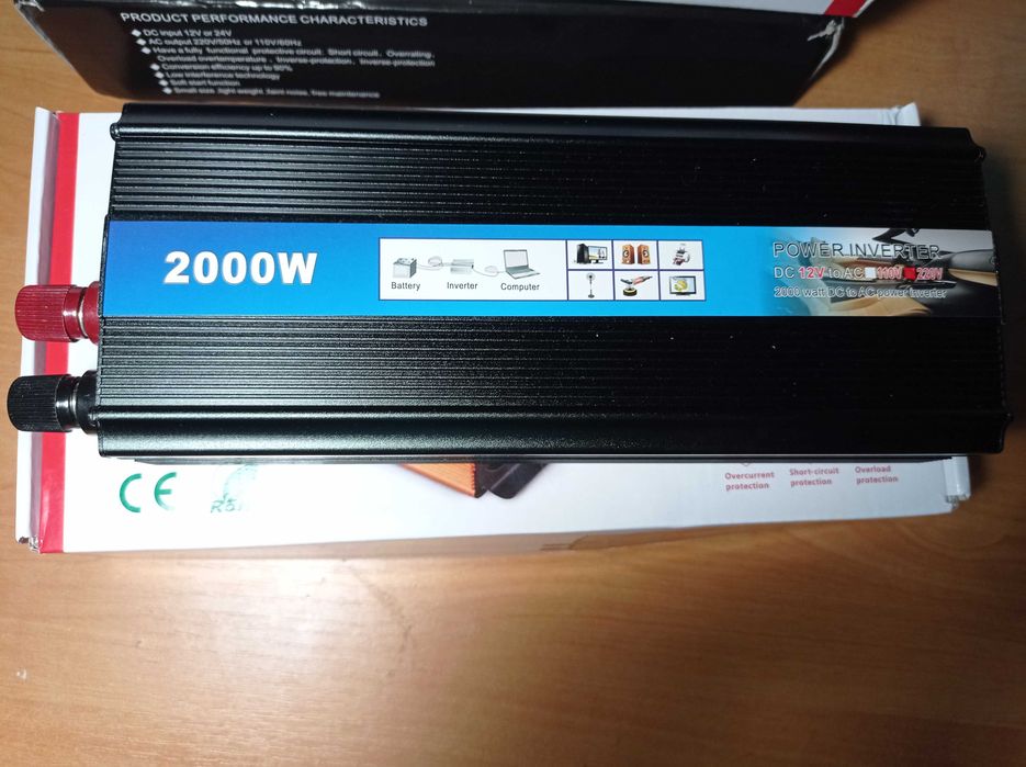 Инвертер 2000вт 12 - 220в