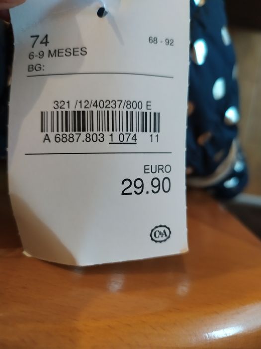 Kombinezon zimowy nowy C&A rozm. 74