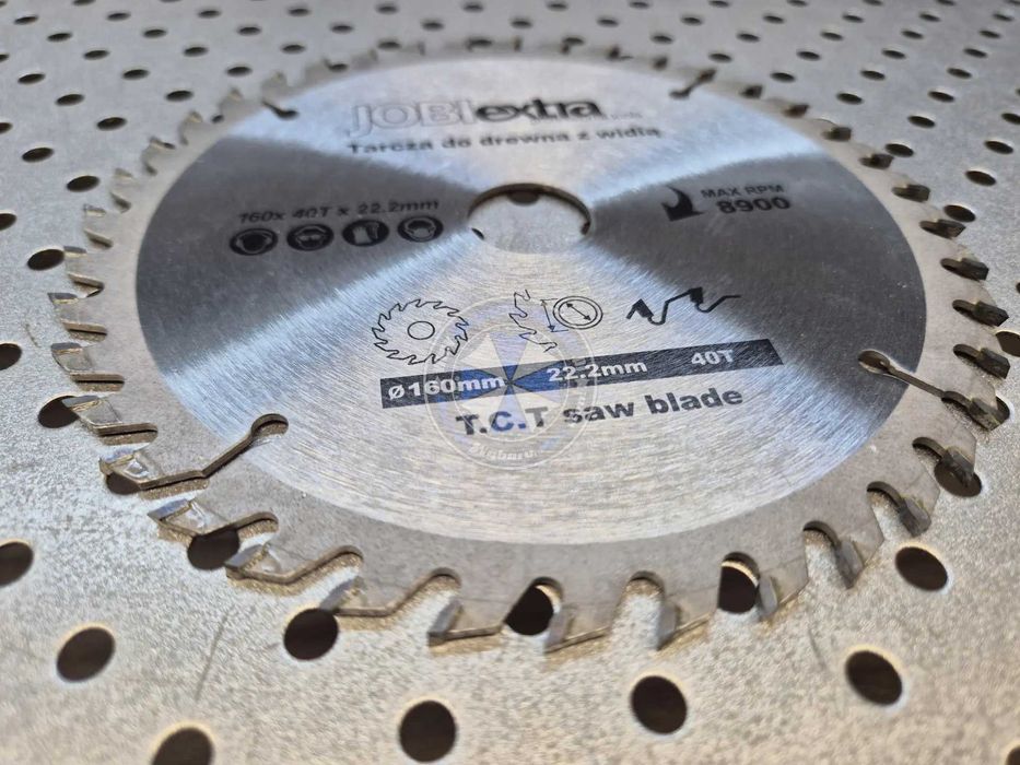 Tarcza do drewna z Widią TCT 160mm 40T tarcza do drewna 160mm 40 zębów