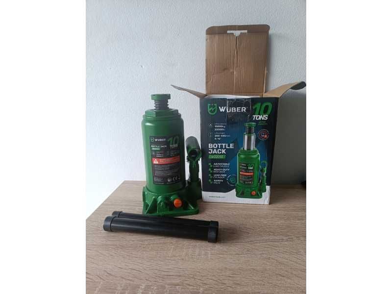 Podnośnik samochodowy hydrauliczny warsztatowy 6T butelkowy Wuber 380 mm NOWY SOLIDNY!