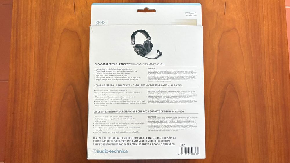 Audio Technica BPHS1 Headset