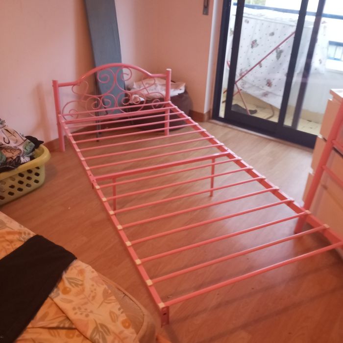 Estrado de cama de menina estilo princesa