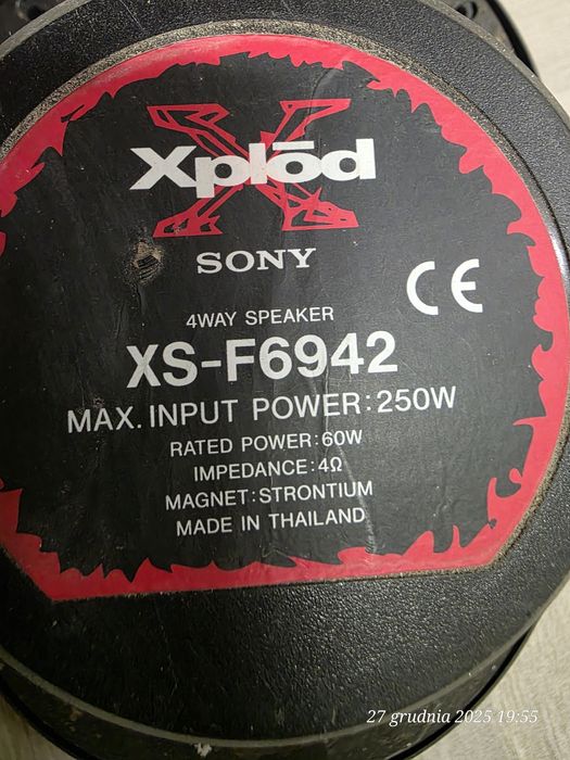 Głośniki samochodowe Sony X-plod