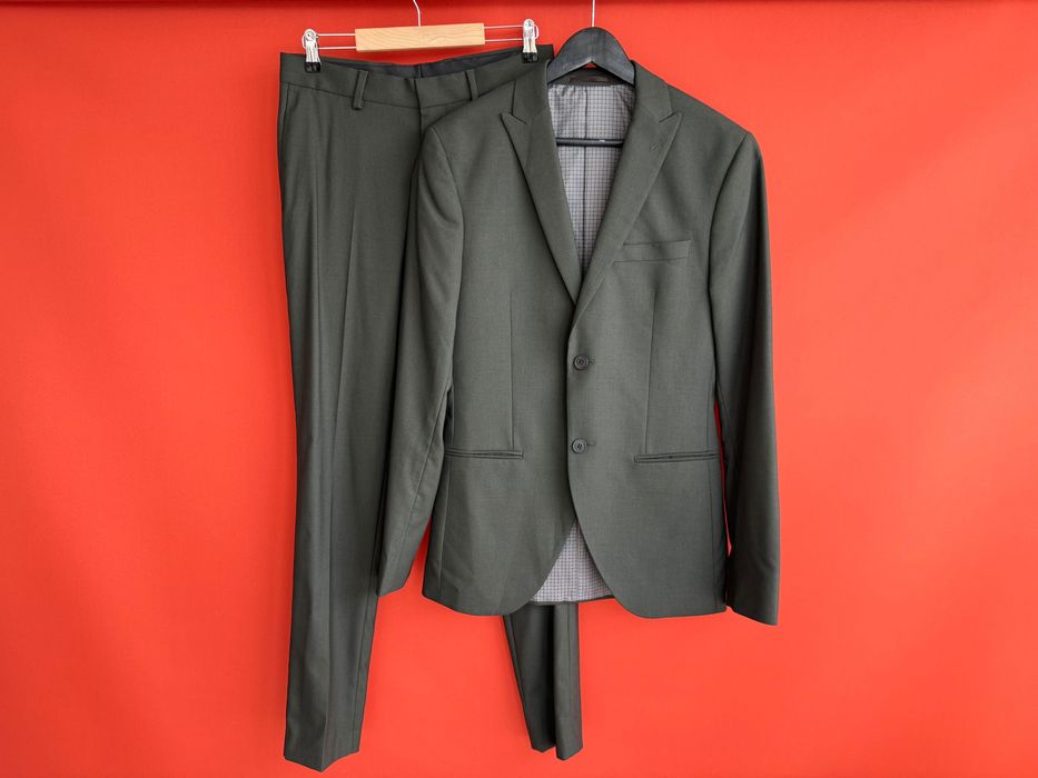 ! ISAAC DEWHIRST чоловічий класичний костюм двійка піджак розмір S M