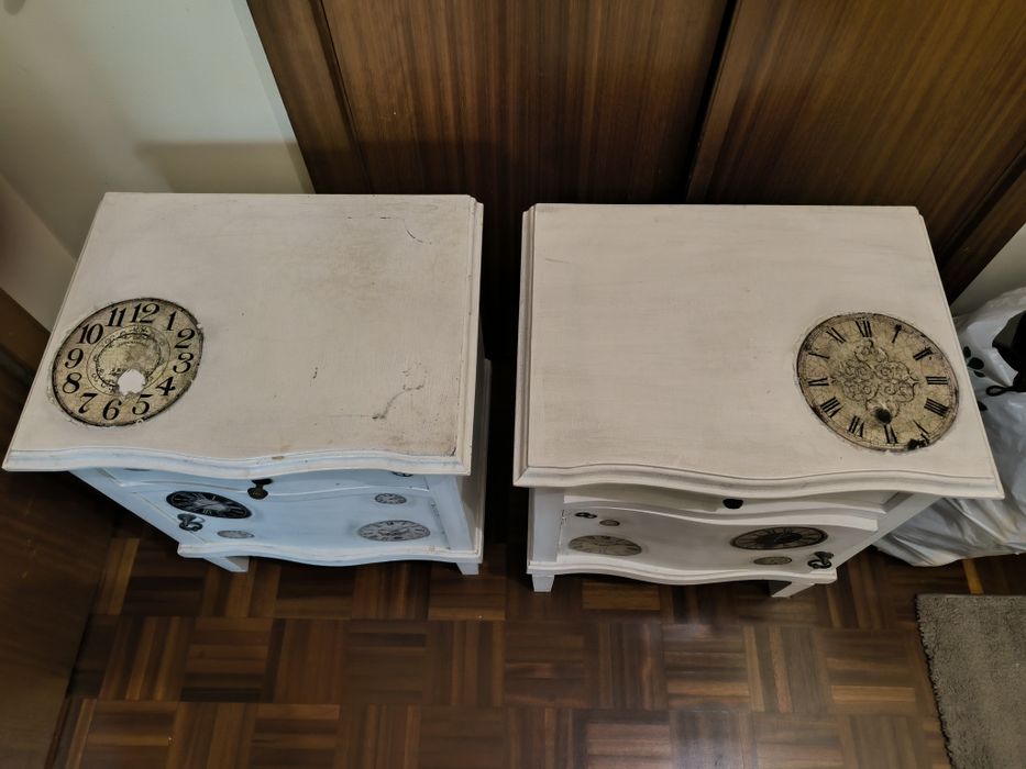 Restored bedside tables with chair as an option64584323232258121