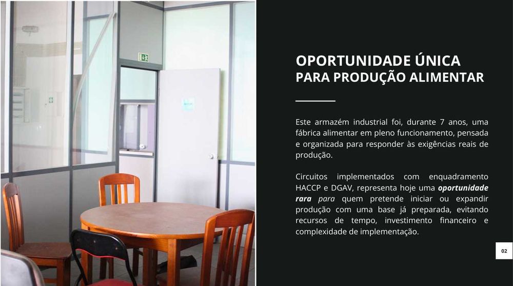 Fábrica alimentar/cozinha industrial pronta a utilizar em Sintra