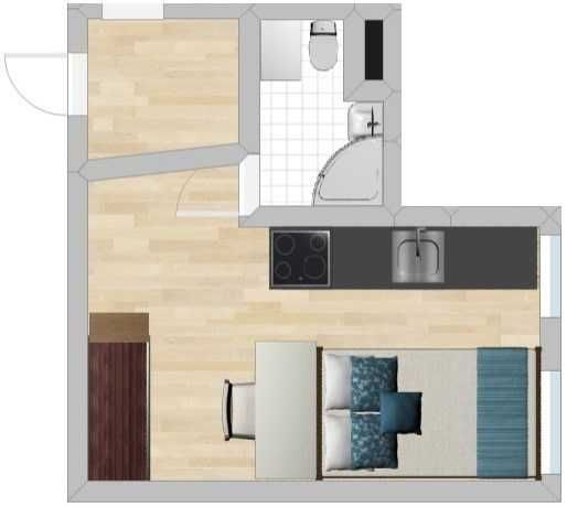 Studio z balkonem pet friendly, Jelenia 26, BRAK PROWIZJI