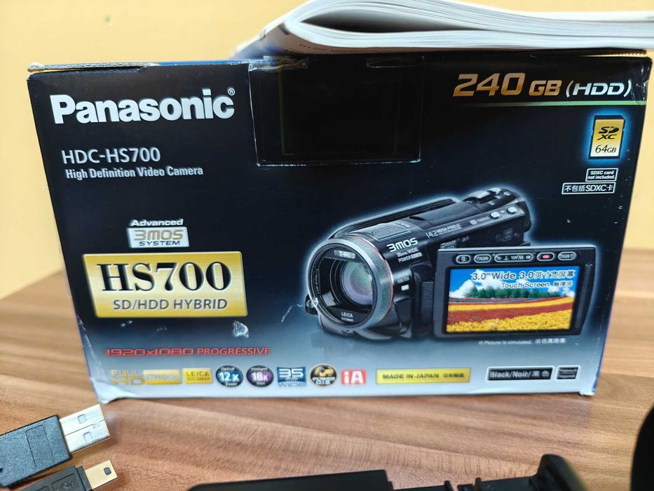 Panasonic HDC-HS700 kamera Full HD 1080p, dysk 240 GB, LEICA 12x