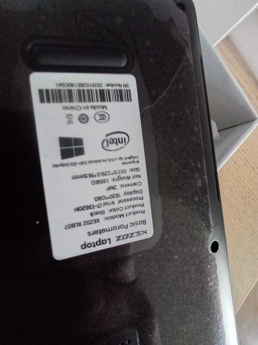XEZOZ XLB07 Latop Workbook Komputer (i7-13th, 16 GB RAM, 512 GB SSD)