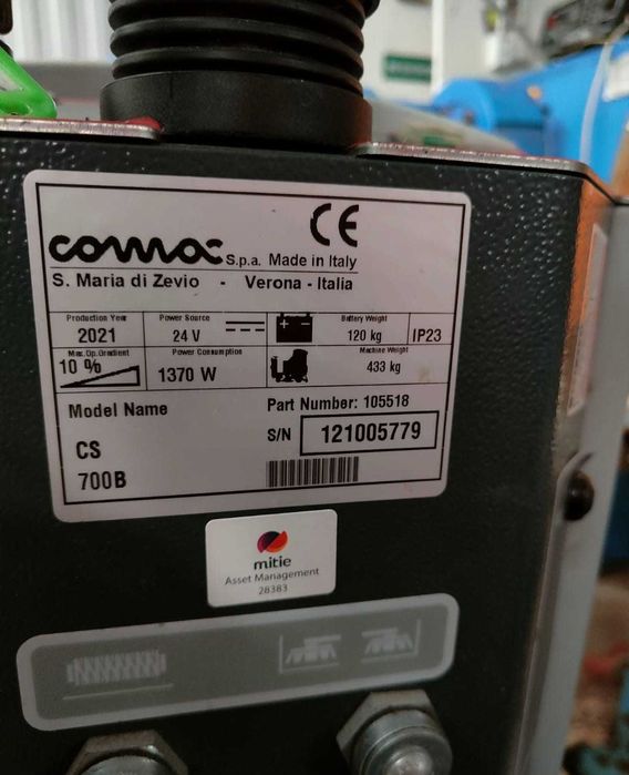 Zamiatarka Comac CS700B rok 2021