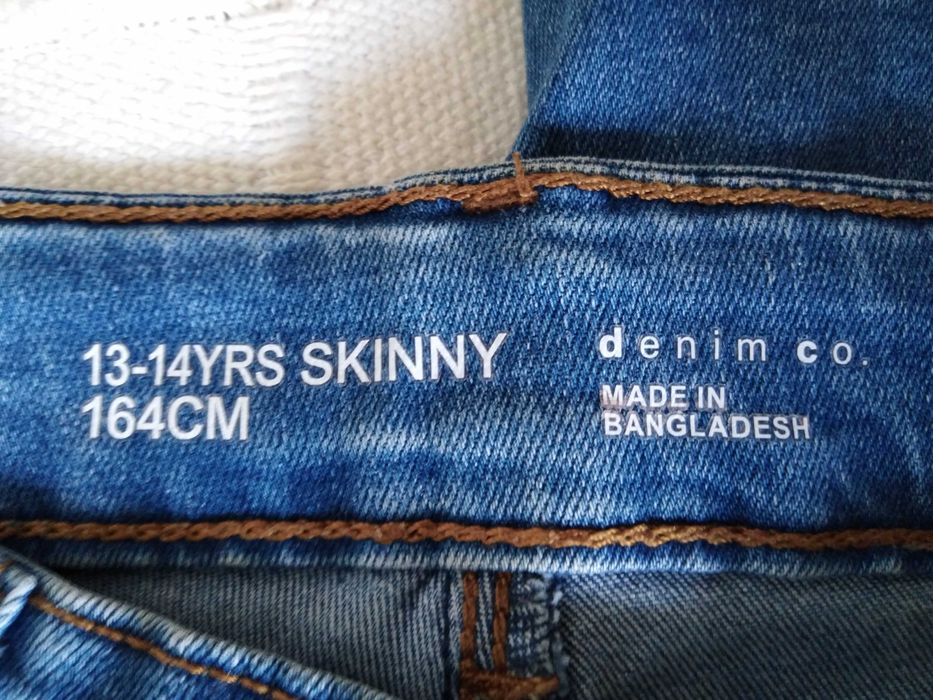 Calças Ganga Azuis Denim Co. 13-14 Anos Skinny 164cm